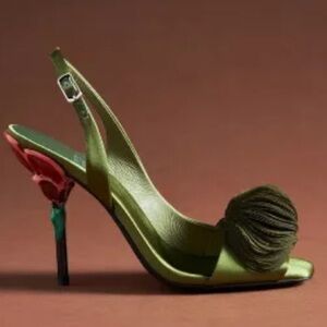 JEFFREY CAMPBELL ROSING HEELS - SAGE/MOSS GREEN (WOMEN)